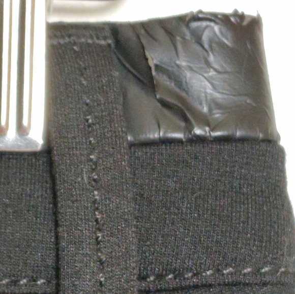 True Freedom Juniors Black Skinny Regular Fit Pants with Faux Leather Trim - Picture 14 of 16